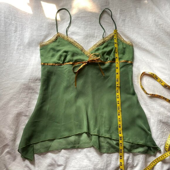 Green Vintage Sleeveless Top - Picture 4 of 7